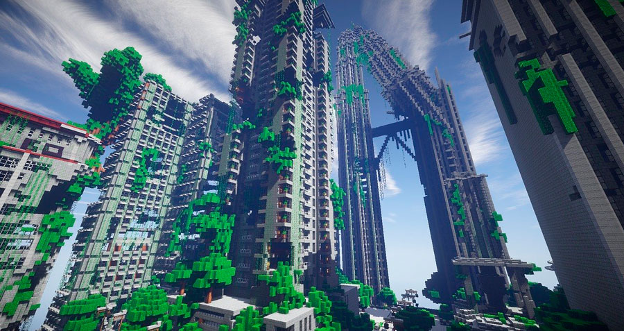 Ciudad en Minecraft