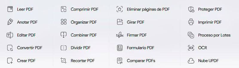 Herramientas del programa UPF