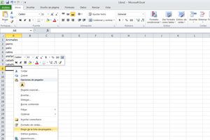 Autocomplementar valores en Excel