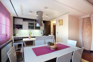 Cómo decorar una cocina o comedor de una casa pequeña.
