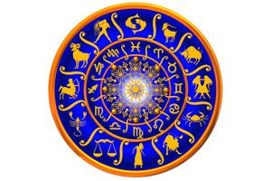 Ilustración de Los signos del zodíaco y la carta natal