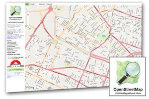 Mapas gratuitos con Open Street Map
