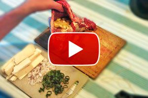Cómo hacer carne rellena a la parrilla - Video