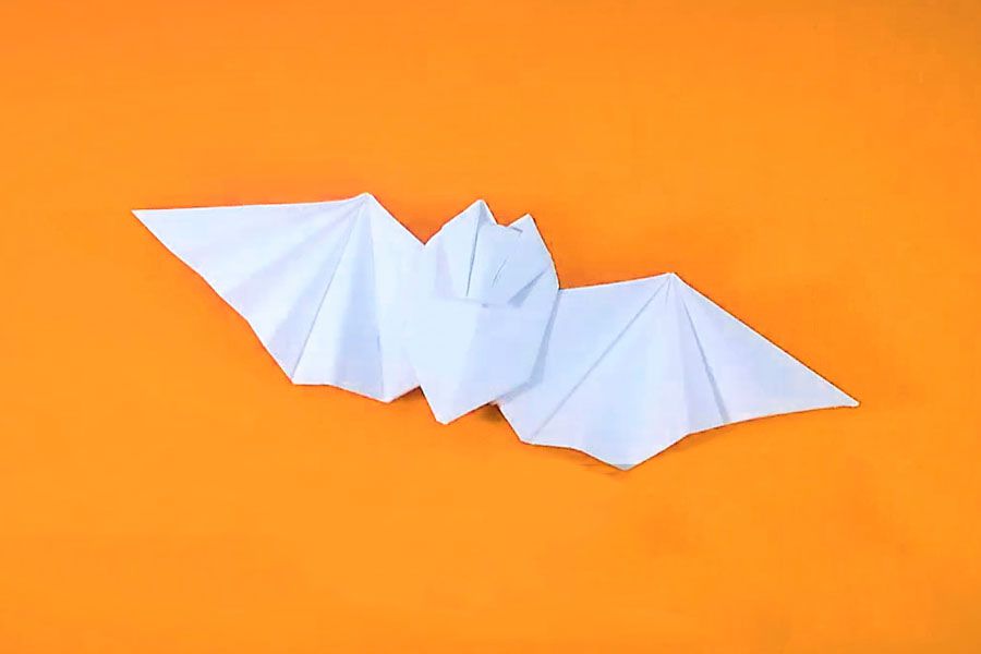 Cómo hacer un murciélago de papel