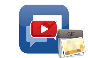 Pasos para enviar gif animados en Facebook Messenger. Cómo compartir archivos gif en el chat de facebook messenger.
